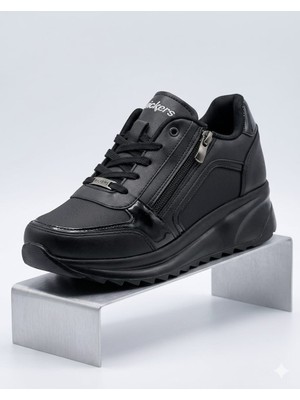 Wickers Dolgu Tabanlı Fermuarlı Sneaker