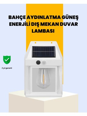 Sepetopia Sensörlü Solar LED Dış Duvar Aydınlatma