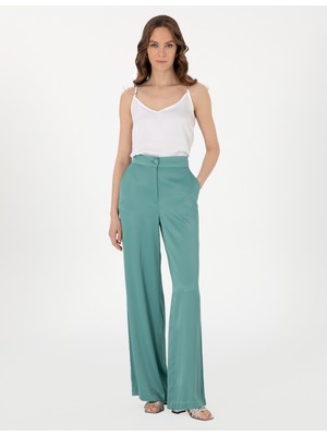 Pierre Cardin Kadın Yeşil Kumaş Pantolon 50299799-VR054
