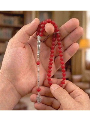 Esha Store Garnet Doğal Taşlı 33'lük Erkek Tespih Eutgrt