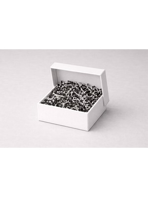 Orbak Kağıtçılık Beyaz Karton Takı Kutusu 9,5x9,5x2 cm – Kapaklı Model | 5 Adet + Taraftar Siyah/beyaz Kırpıklı
