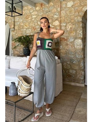 Jasmin Süzüneli Keten Tulum 1280-08