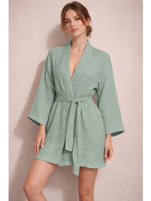 Este Woman Müslin  Pamuk Kimono