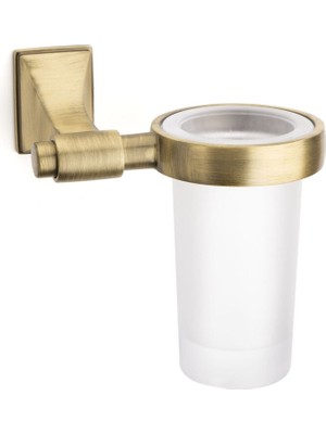 System Banyo Aksesuarları  Borderlıne Diş Fırçalığı Antik Saten (BA1002 007 Abm-C1)