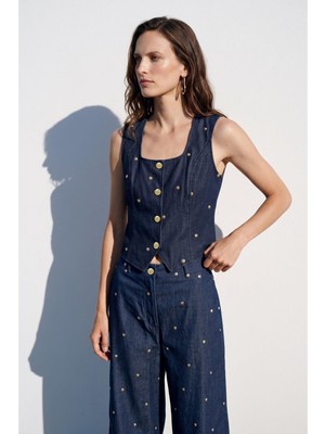 Sateen Kadın Laura Yelek 2154-6073