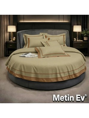 Metinev %100 Pamuk Saten 6 Parça Renk ve Ölçü Seçenekli Nevresim Takımı
