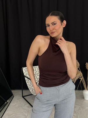 Budva Halter Yaka Bluz