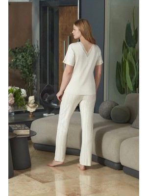 Modadua Aqua 26573 Kadın Kısa Kol Pijama Takımı