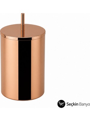 System Banyo Aksesuarları  Çöp Kovası Parlak Komple  Pirinç Parlak Rose  (BA4014 031 Rs-Rs)