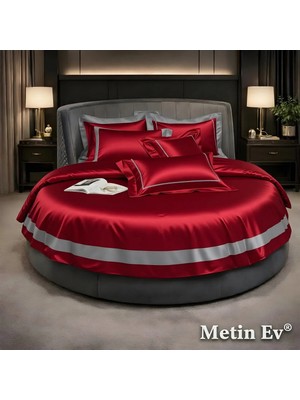 Metinev %100 Pamuk Saten 6 Parça Renk ve Ölçü Seçenekli Nevresim Takımı
