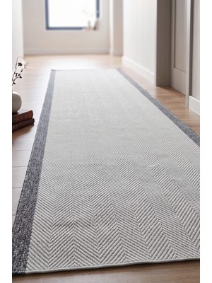 Melaris Halı Yeni Nesil Çerçeveli Sisal Yumuşak Dokuma Yolluk Kilim Kaymaz Pamuk Taban Bordürlü Halı