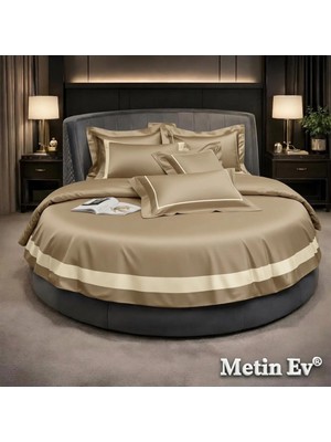 Metinev %100 Pamuk Saten 6 Parça Renk ve Ölçü Seçenekli Nevresim Takımı