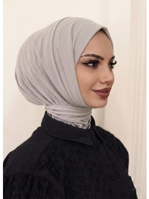 Fresco Scarfs Kadın Tesettür Çıt Çıtlı Hijap Bone Hazır Türban Eşarp Şal Taş
