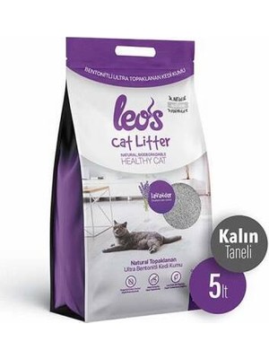 Cat Litter Lavanta Kokulu Kalın Taneli Kedi Kumu 5 Lt