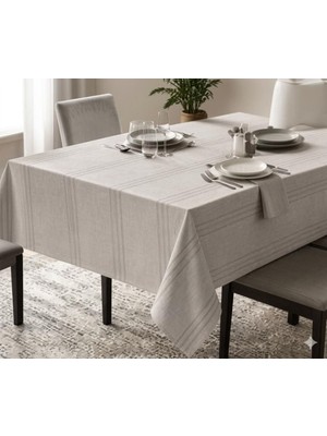 Mulvxurg  URG02  Dertsiz Masa Örtüsü 160X220 Taş Rengi (Mulvix)