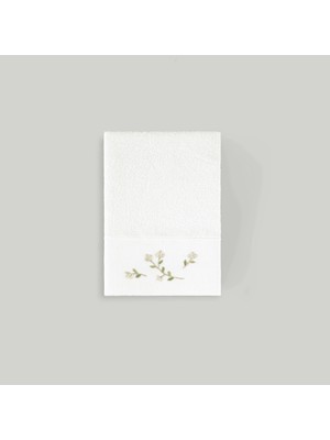 Linens Lunara Bambu 30X45 cm El Havlusu Beyaz