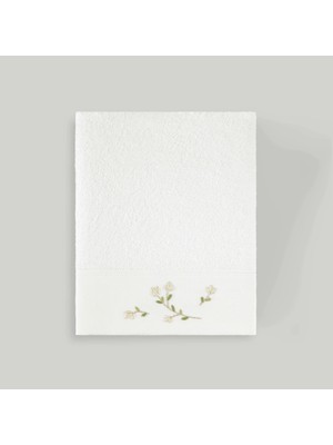 Linens Lunara Bambu  50X85 cm Yüz Havlusu Beyaz