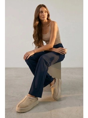 Passion Moda Evi Günlük Pamuklu Esnek Bel Wideleg Pantolon