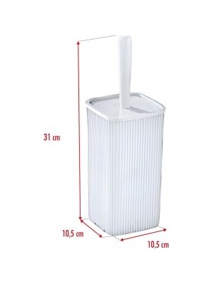 Wc Fırçası & Tuvalet Fırçası Beyaz 2 Parça