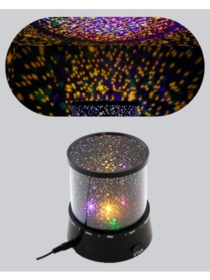 OEM Odayı Yıldızlarla Dolduran Galaxy Efektli LED Projektör Işık - 9229-9093