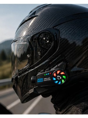 Sbusshop Kask Kamerası Bluetooth Bağlantılı 1080P Kayıt ve Akıllı Kontrol Sistemi - SB001M-48VKR2