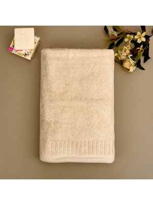 Matmel Soft Patte Banyo Havlusu - Krem - 70X140 cm