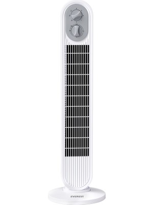 Sbusshop Everest FAN14 Beyaz 3 Kademeli Hız Kule Tipi 50W Zamanlama Ayarlı Sağ ve Sol Sal? - SB001M-48WH4