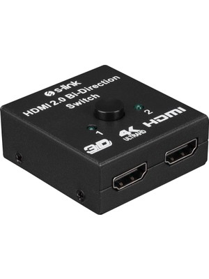 Eilo Luxe S-Link SL-LU613 2 Port HDMI Çift Yönlü Switch ve SPLITTER(1923) - AA002C-68A5J2