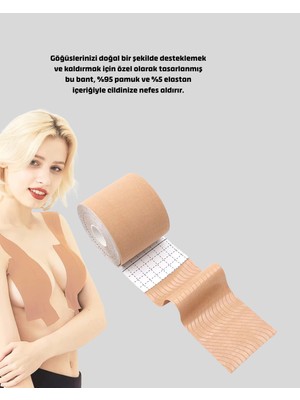 OEM Suya Dayanıklı Görünmez Göğüs Bandı – Pamuklu ve Esnek Destek Bandı - 7361-1437