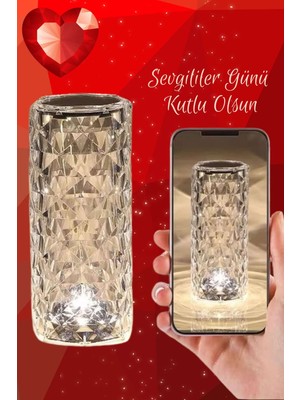 OEM Sevgililer Gününe Özel Romantik Kristal Gece Lambası Sevgiliye Hediye - 3015-3079