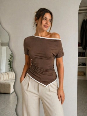 Kadın Düşük Omuz Bluz
