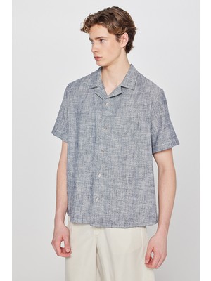 Wrangler %100 Pamuk Relaxed Fit Rahat Kesim Gömlek Yaka Kısa Kollu Gömlek