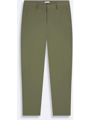 LTB Düz Paça Gabardin Yeşil Pantolon