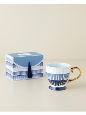 English Home Marivella New Bone China Kupa 460 ml Mavi