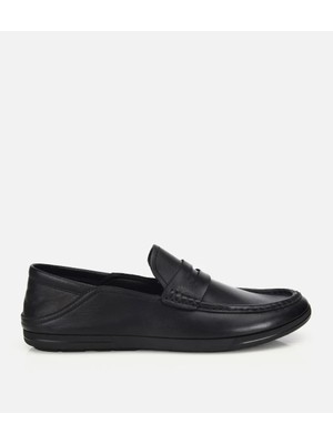 Hotiç Erkek Deri Siyah Comfort Günlük Loafer Ayakkabı