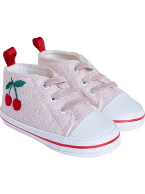 Hellobaby Kız Bebek Yürüme Öncesi Ayakkabı Bebe Yaka Sleeveless Lastikli