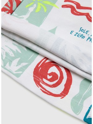 United Colors Of Benetton Çok Renkli Erkek Çocuk Regular Fit Baskılı Şort 3959C903V