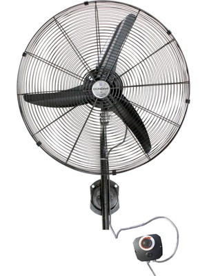 Dündar SV 65 65 cm (26'') 1350 D/D 220 230 Volt Monofaze Duvar Sanayi Tipi Vantilatör