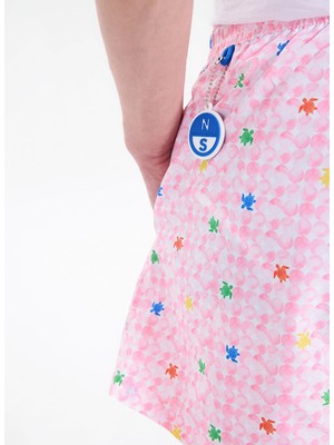 North Sails Pembe Erkek Desenli Şort Mayo NS0000675046