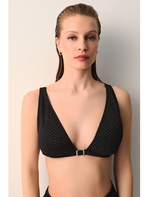 Suwen Montana V Kesim Üçgen Balensiz Bikini Üst