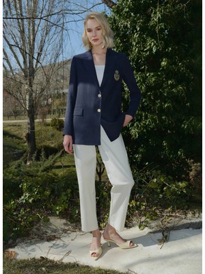 Selen Lacivert Kadın Ceket 26YSL1634