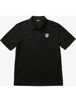 Blauer Siyah Erkek Slim Fit Logo Baskılı Polo T-Shirt 26SBLUT02064-999 Kemp