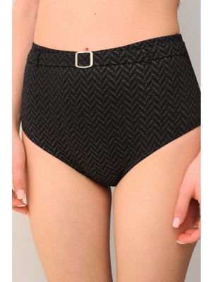 Suwen Montana Yüksek Bel Kemerli Bikini Alt