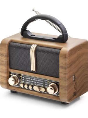 Aydogan's Bluetooth Nostaljik Hoparlör Fm 16.6 x 9.4 x 12.5 cm NS8107BT