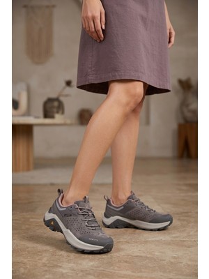 Humtto 160560B-4 Gri Kadın Outdoor Trekking Ayakkabı