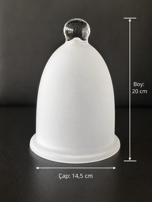 Üstün Avize Fabrikası Kandil Avize Camı (14,5cm x 20CM) 1 Adet