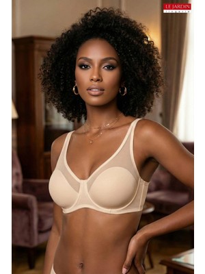 Pileli Store Pilelistore Le Jardin Tül Kaplı Soft Cup Sütyen - LJ9200C