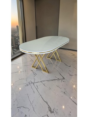 Fursimo Aspen Serisi Yemek Masası 90X170 cm | Lake Panel | 1.sınıf Mdf