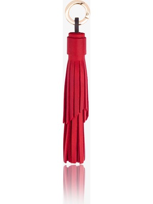 ByTooche Tassel Hakiki Deri El Yapımı Püskül Anahtarlık & Çanta Charmı, Charm