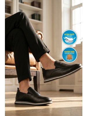 Ayakmod Premium 2554 M Siyah Erkek Günlük Ayakkabı